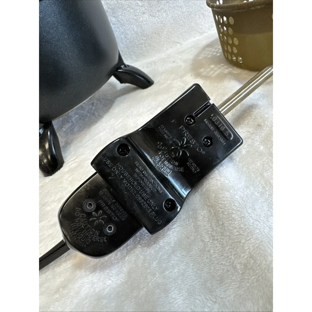Presto Electric Deep Fryer‎ Multi Cooker Pot with Basket and Lid